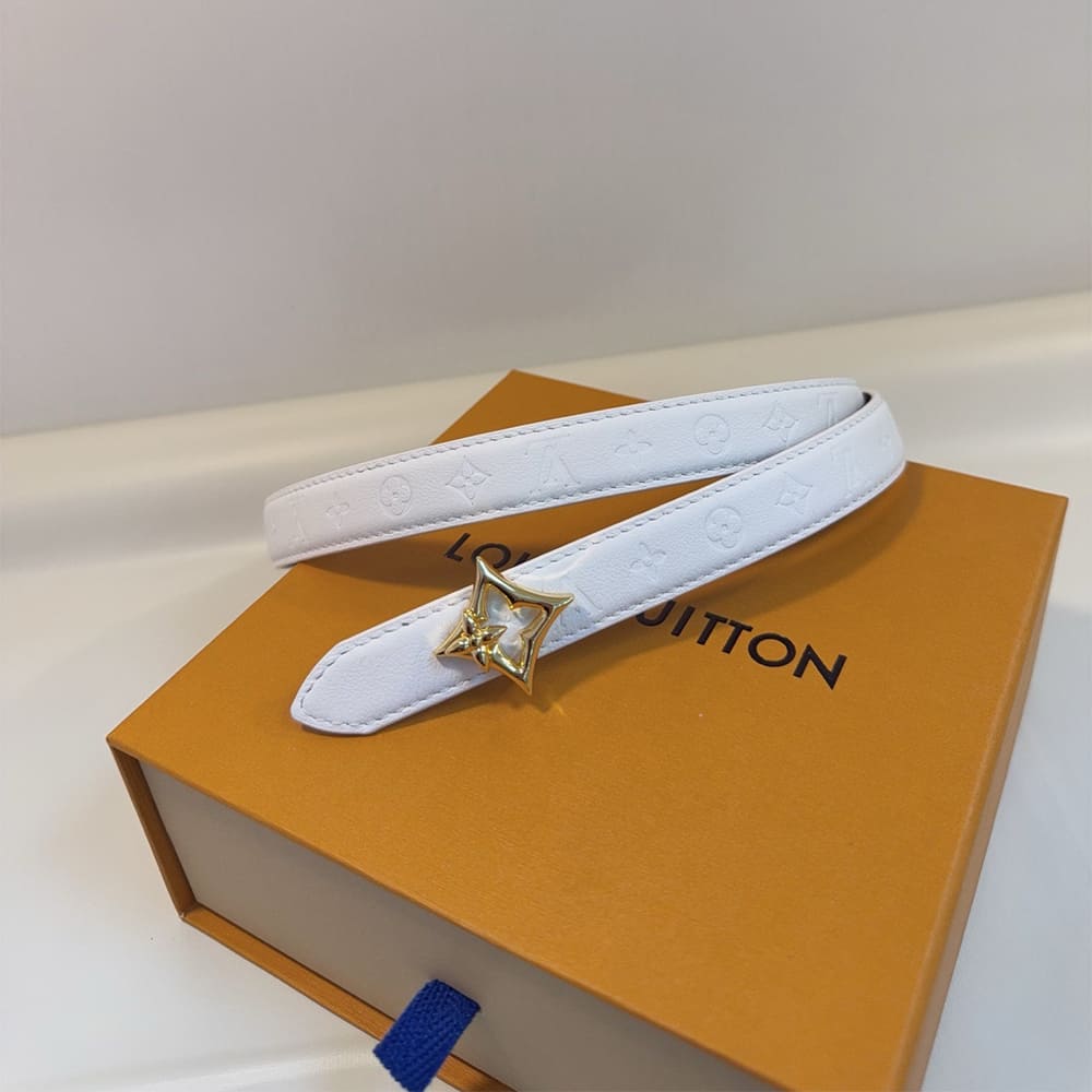 LV Flowergram 20mm reversible belt