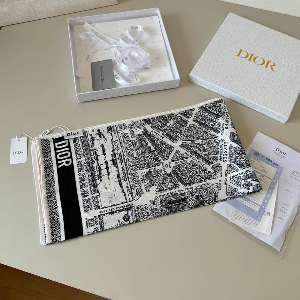 D10r Plan de Paris 90 Square Scarf