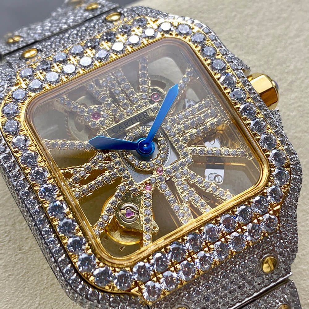 Ca*t1er Santos Skeleton Watch