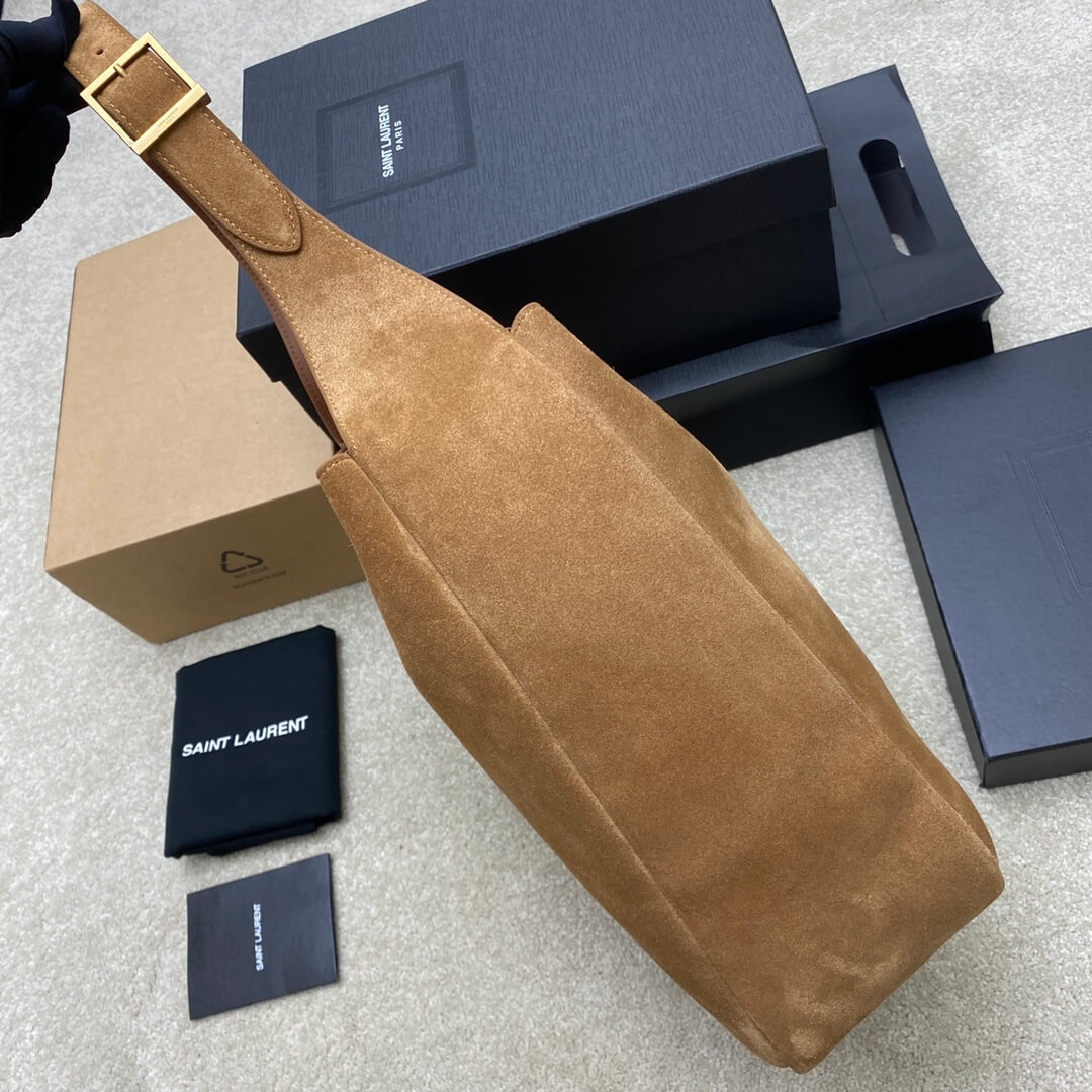 Y51 Large LE 5 À 7 bag in soft suede