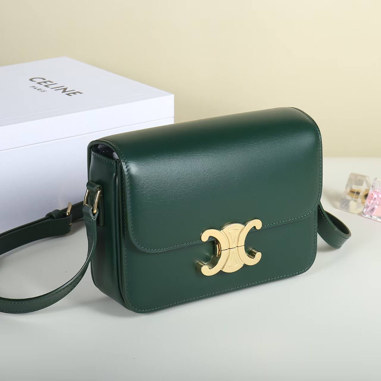 Ce1i*e TEEN TRIOMPHE handbag(HIGH-END GRADE)