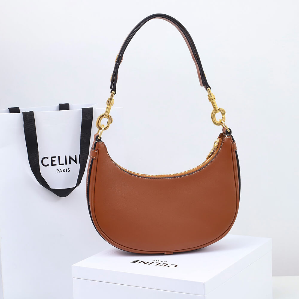 Ce1i*e Medium Ava Strap Bag in Calfskin(HIGH-END GRADE)