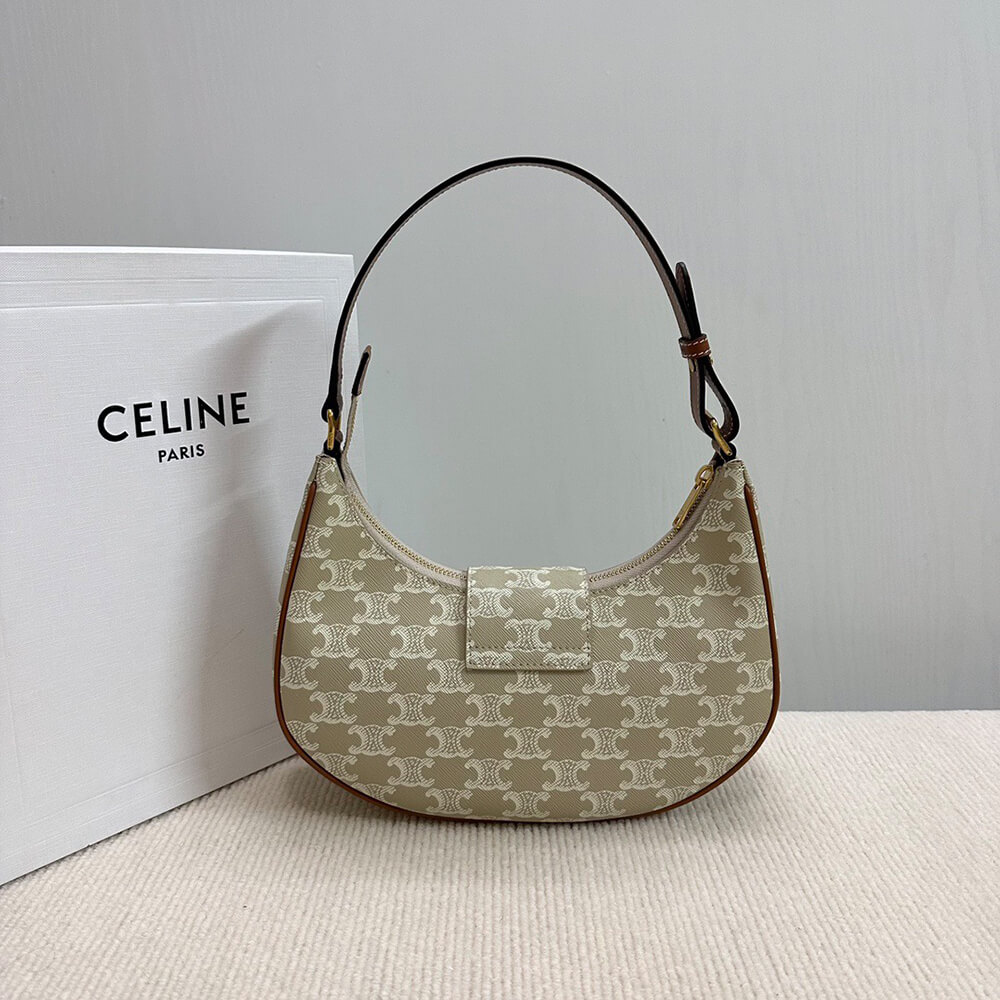 Ce1i*e MEDIUM AVA TRIOMPHE BAG in Calfskin