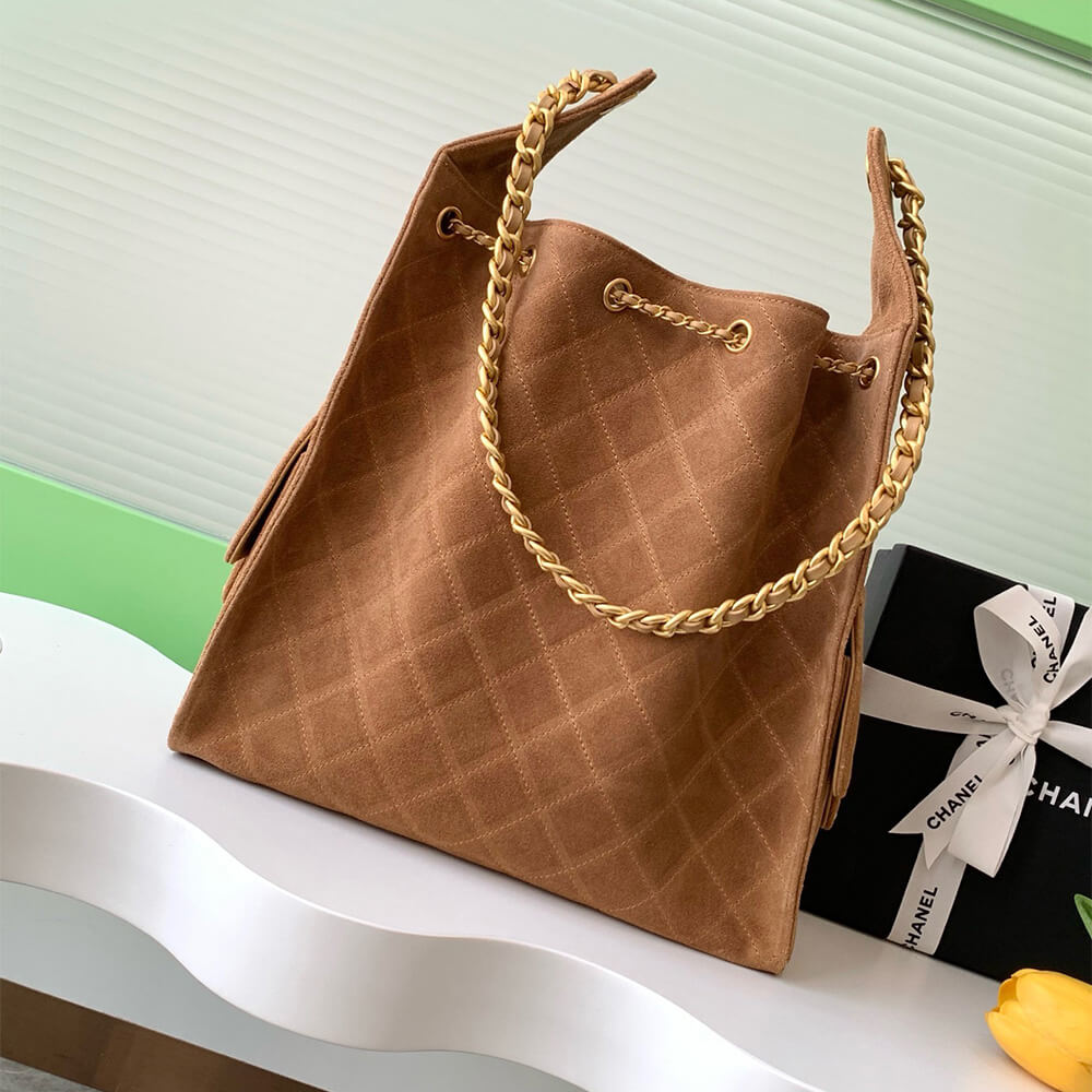 Ch**el 25C LARGE HOBO SUEDE(high-end grade)