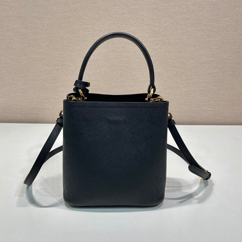 Pra*a Panier Saffiano Leather Mini Bag(high-end grade)