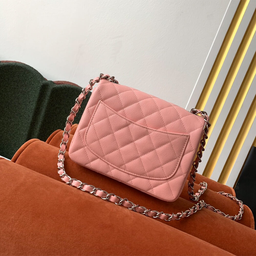 Ch**el MINI FLAP BAG(high-end grade)