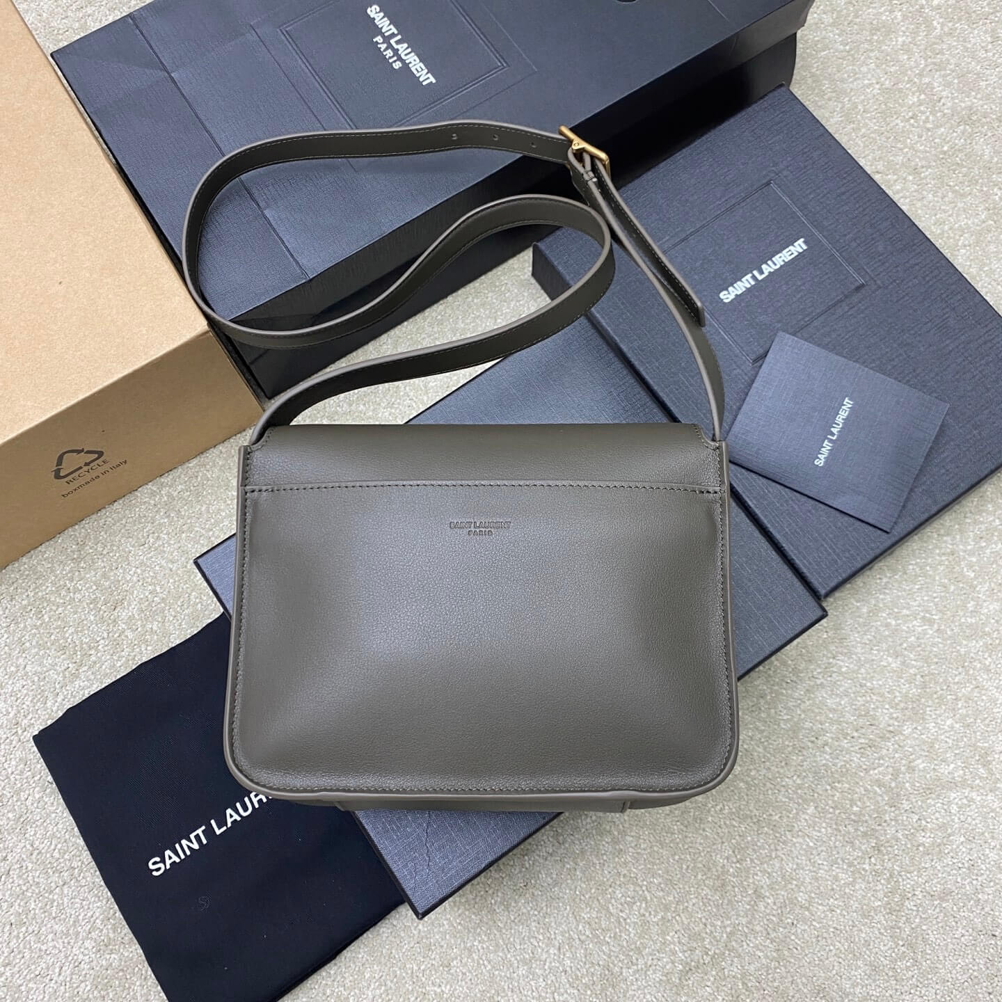 Y51 niki besace leather handbag(high-end grade)