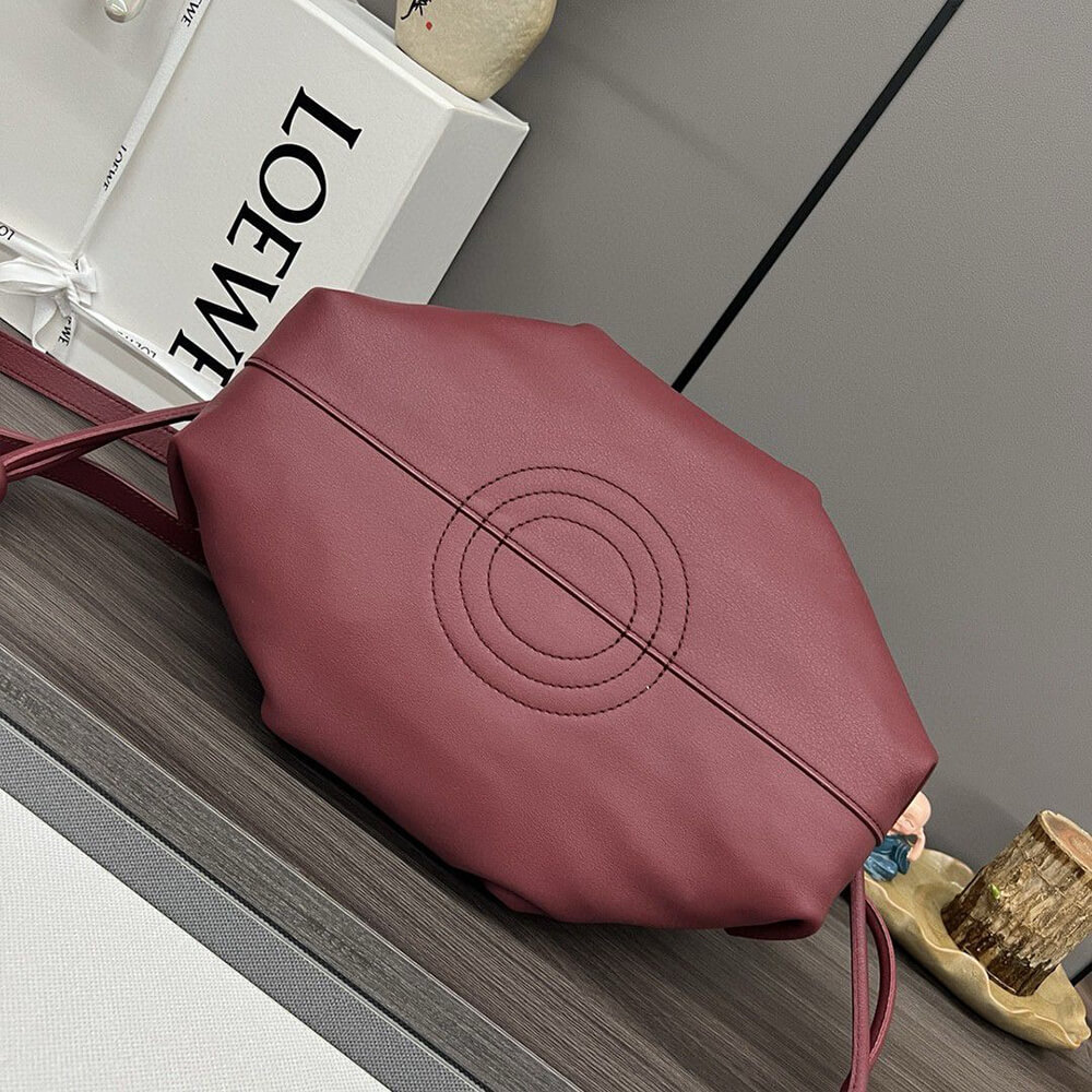 L0ew* Small Paseo bag in shiny nappa calfskin(high-end grade)