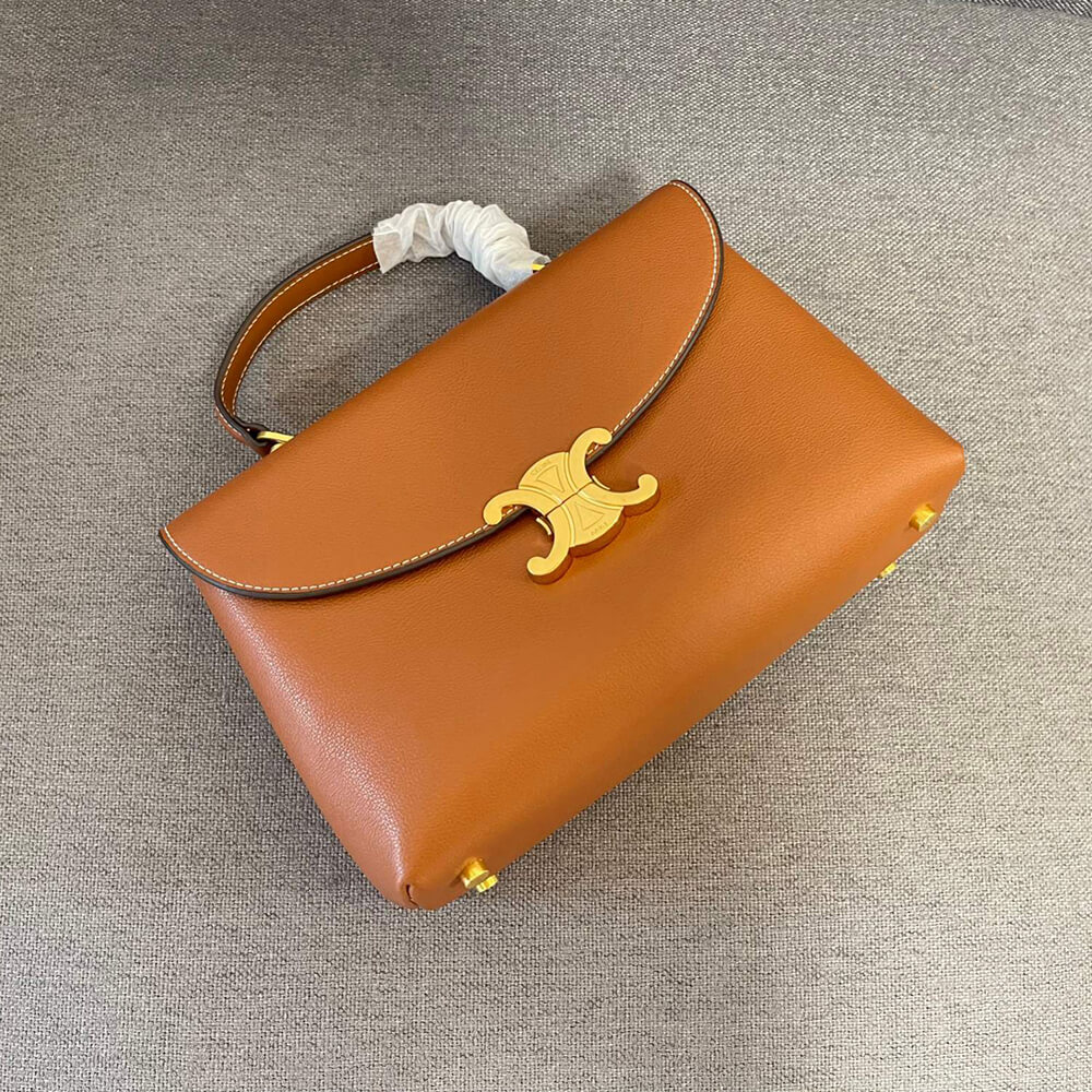 Ce1i*e MEDIUM NINO BAG IN S*pPLE CALFSKIN