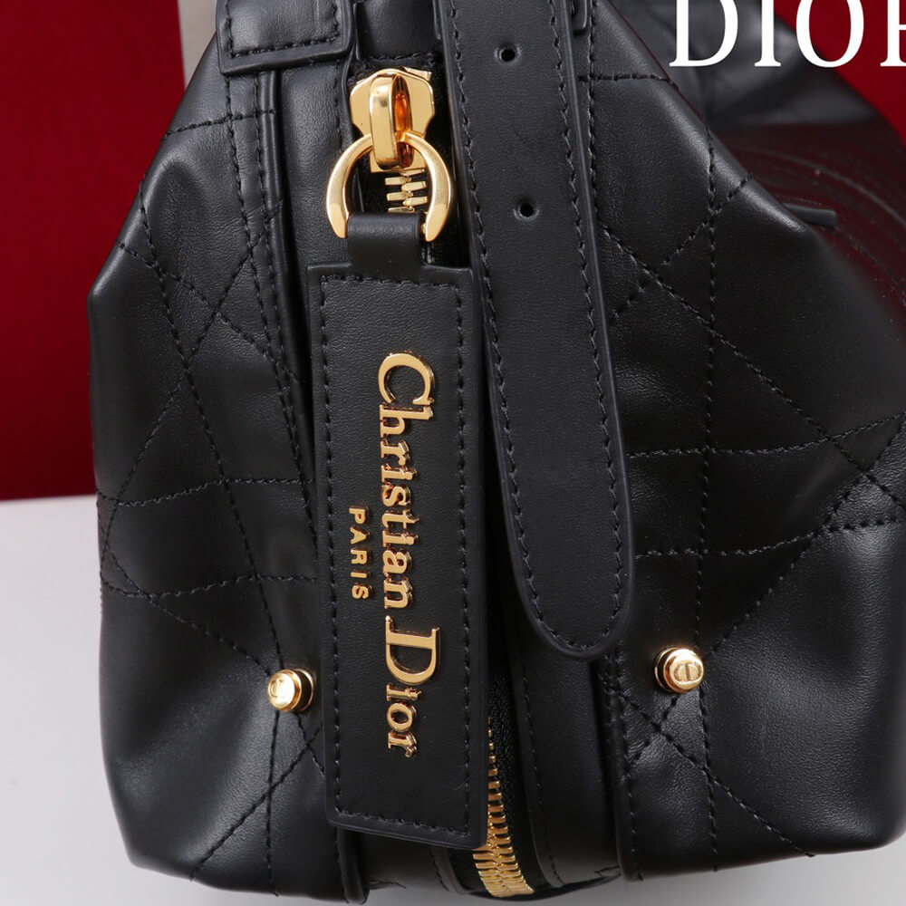 D10r Medium D-Journey Bag in Shiny Goatskin(HIGH-END GRADE)