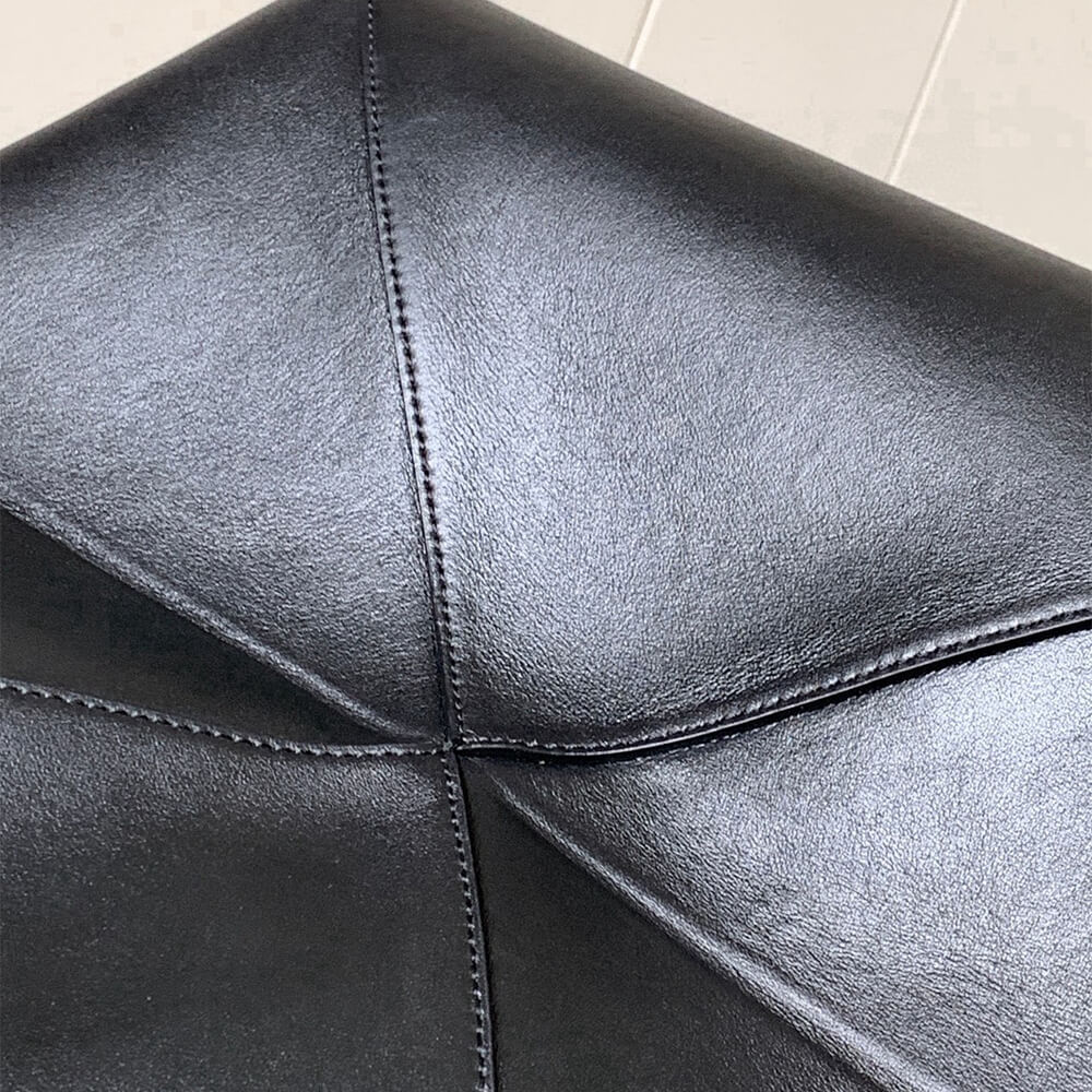 L0ew* XL Puzzle Fold tote in shiny calfskin(HIGH-END GRADE)