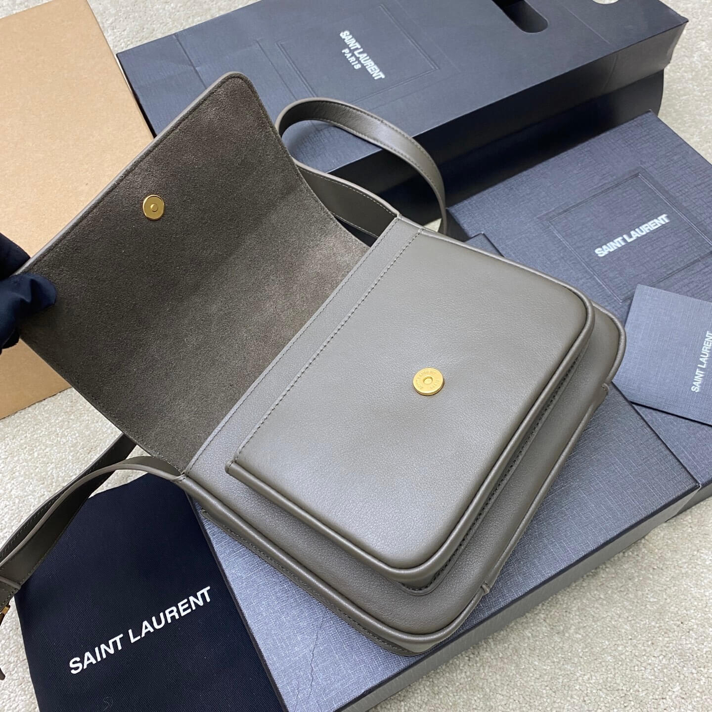 Y51 niki besace leather handbag(high-end grade)