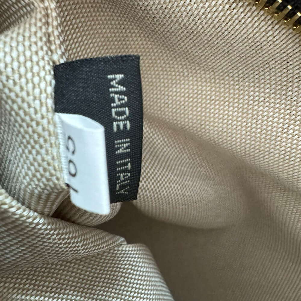 Pra*a Large leather tote bag with zipper closure(high-end grade)
