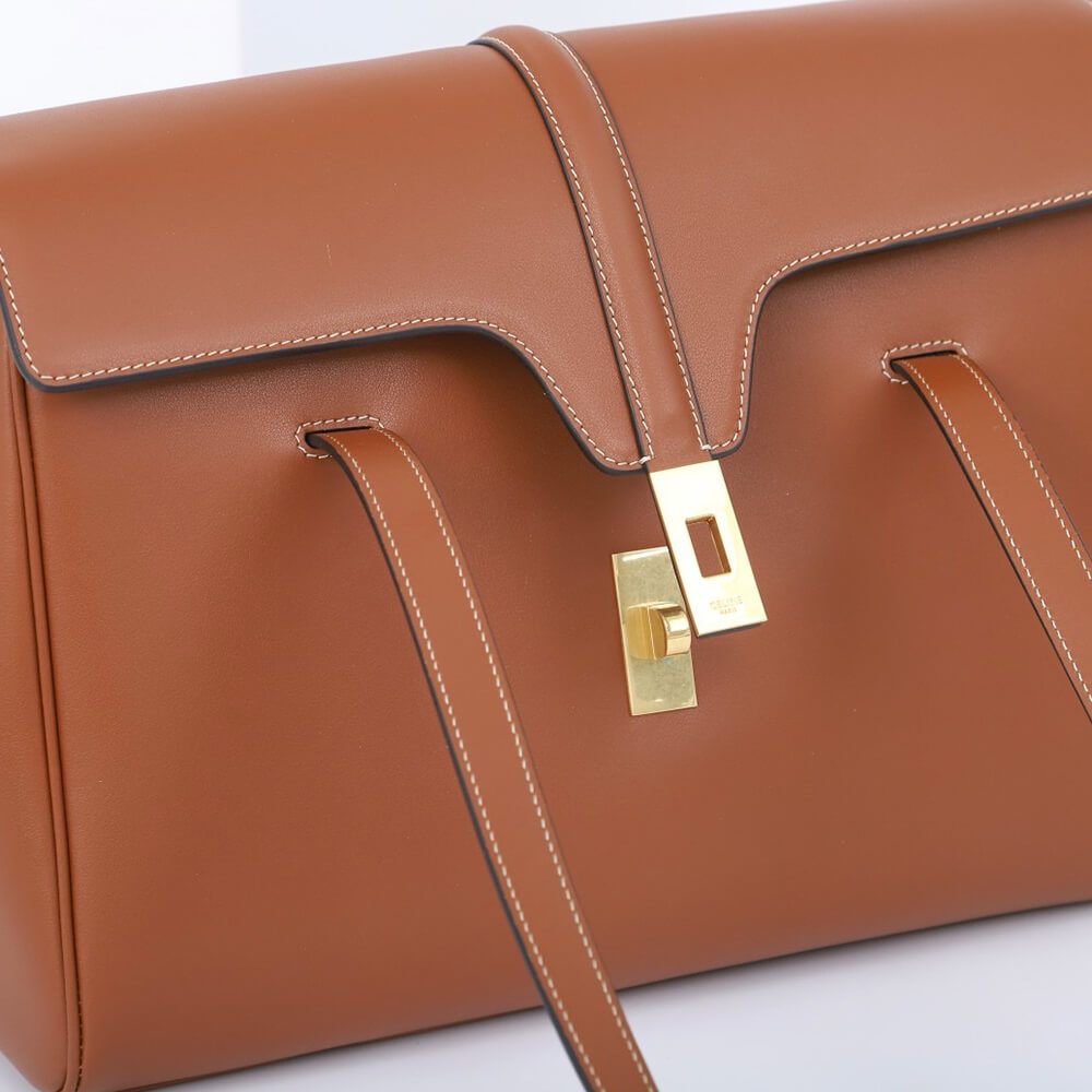 Ce1i*e Medium Soft 16 Bag in Calfskin(HIGH-END GRADE)