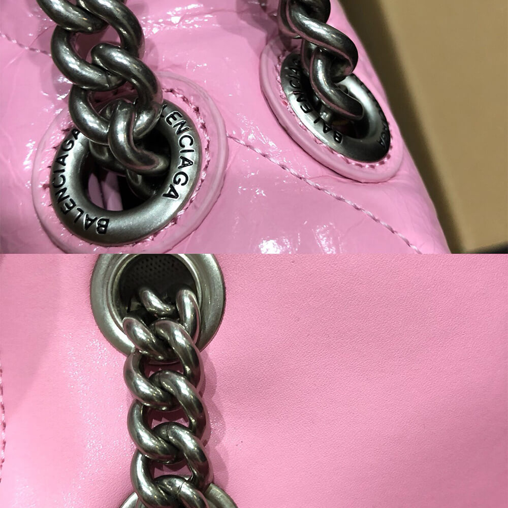 Ba1en*iaga Women’s Crush Chain Bag Small(HIGH-END GRADE)