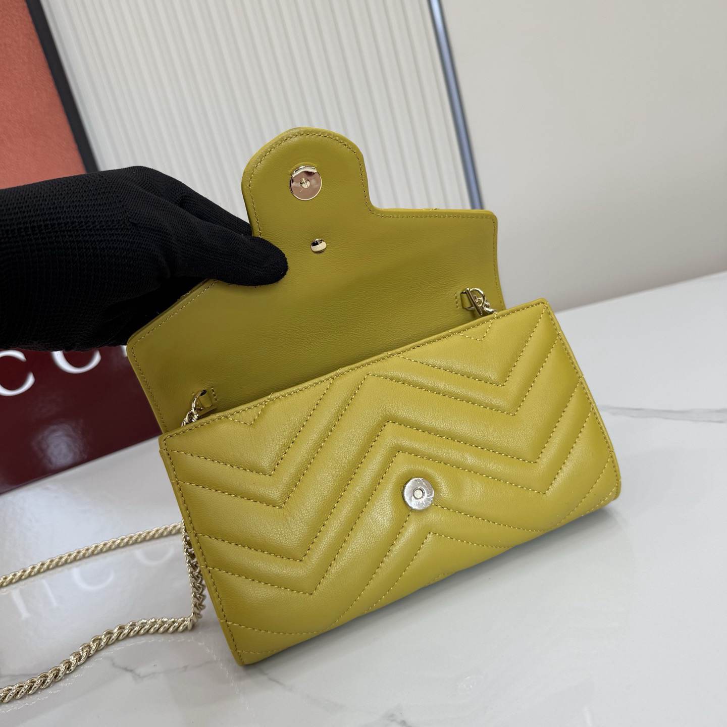 GG Marmont Chain Wallet