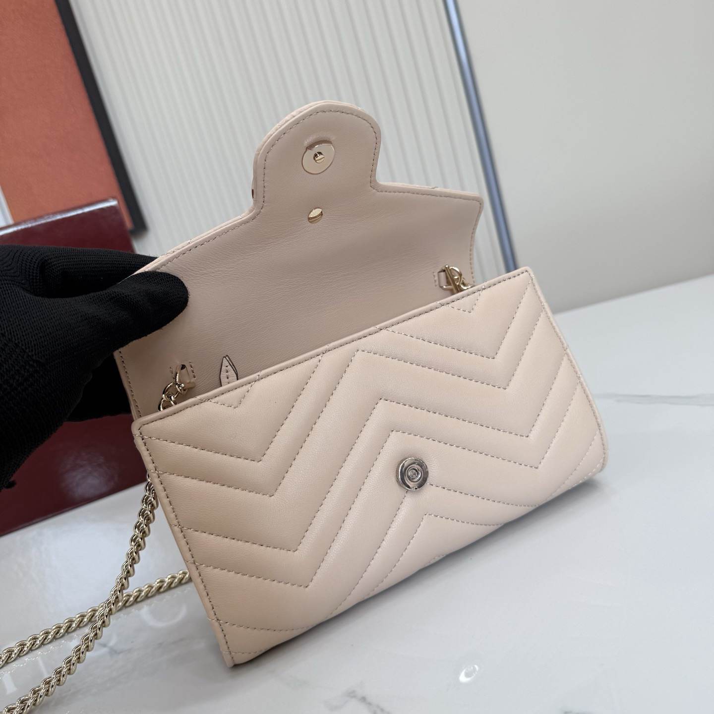 GG Marmont Chain Wallet