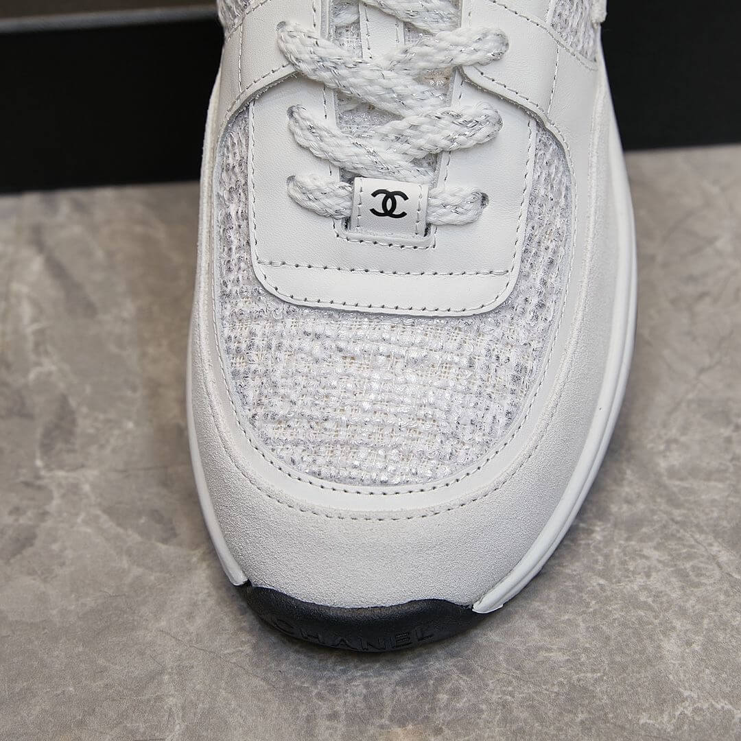 Ch**el tweed sneakers