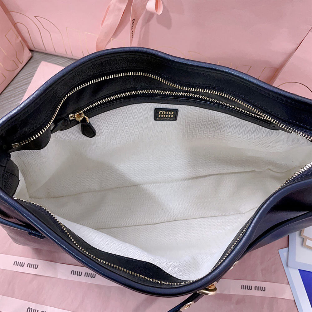 M1um1u Medium Aventure nappa leather bag(HIGH-END GRADE)