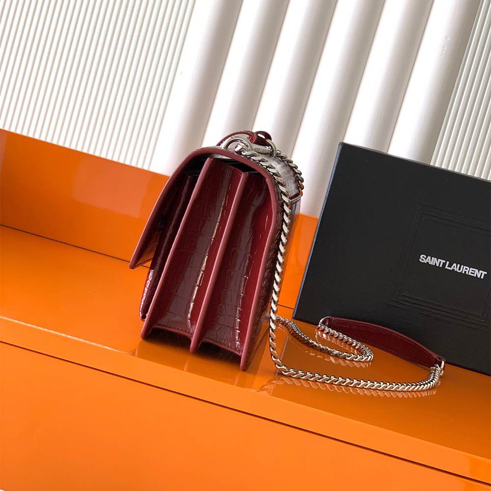 Y51 SUNSET MEDIUM IN CROCODILE-EMBOSSED LEATHER(HIGH-END GRADE)
