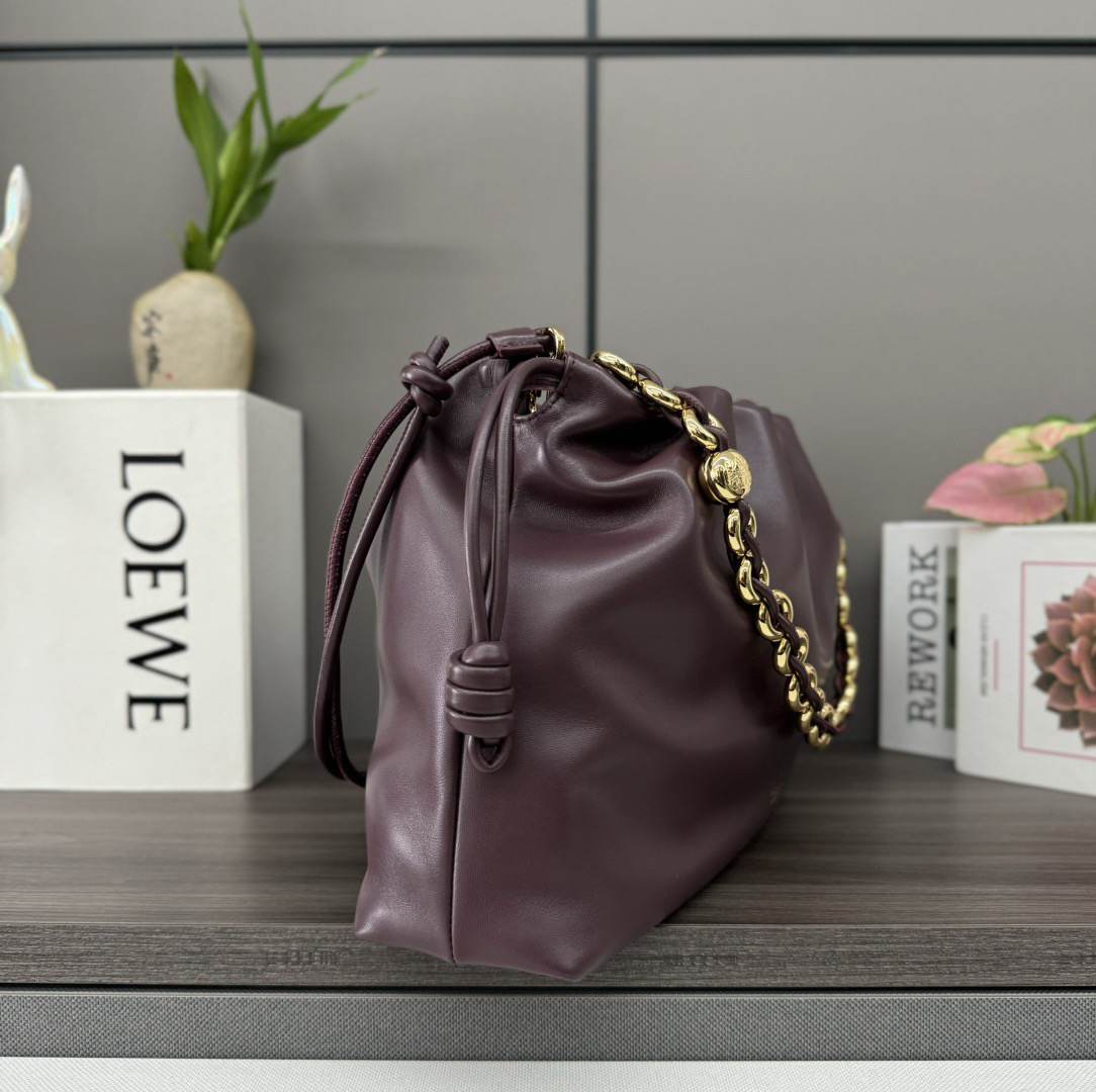 L0ew* Large Flamenco purse in mellow nappa lambskin(HIGH-END GRADE)