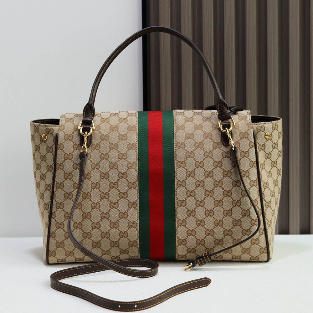GG Paparazzo large top handle bag