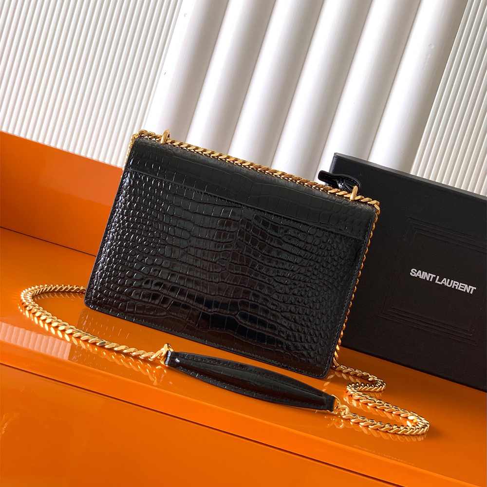 Y51 SUNSET MEDIUM IN CROCODILE-EMBOSSED LEATHER(HIGH-END GRADE)