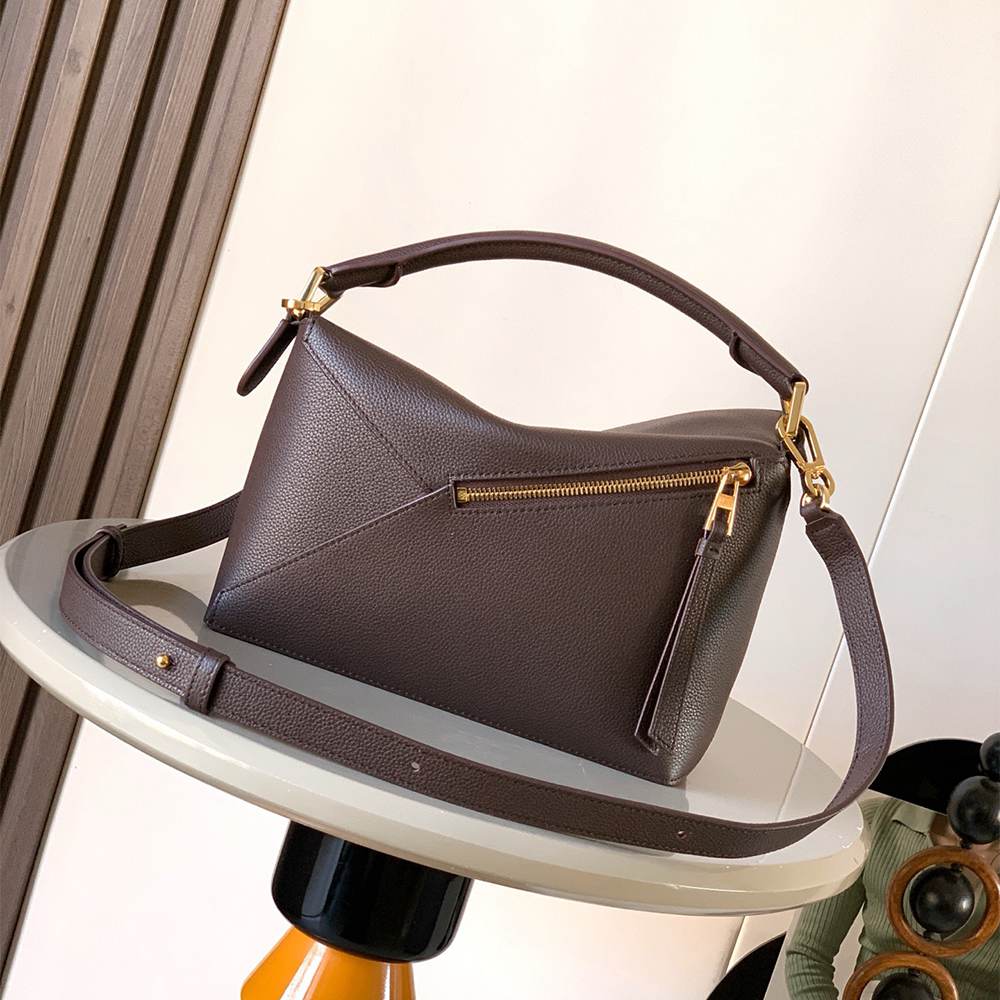 L0ew* Small Puzzle Edge bag in soft grained calfskin(HIGH-END GRADE)