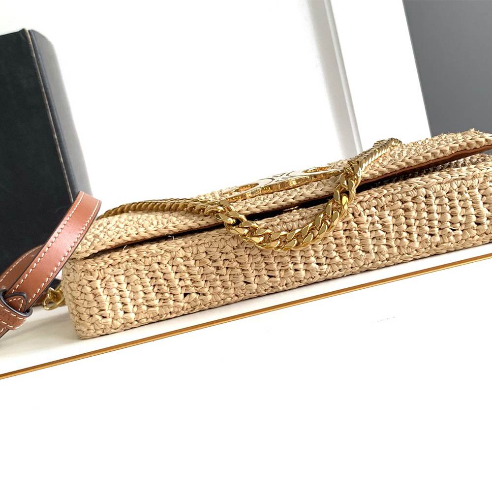 Ce1i*e MULTIPOCHETTE IN RAFFIA(HIGH-END GRADE)