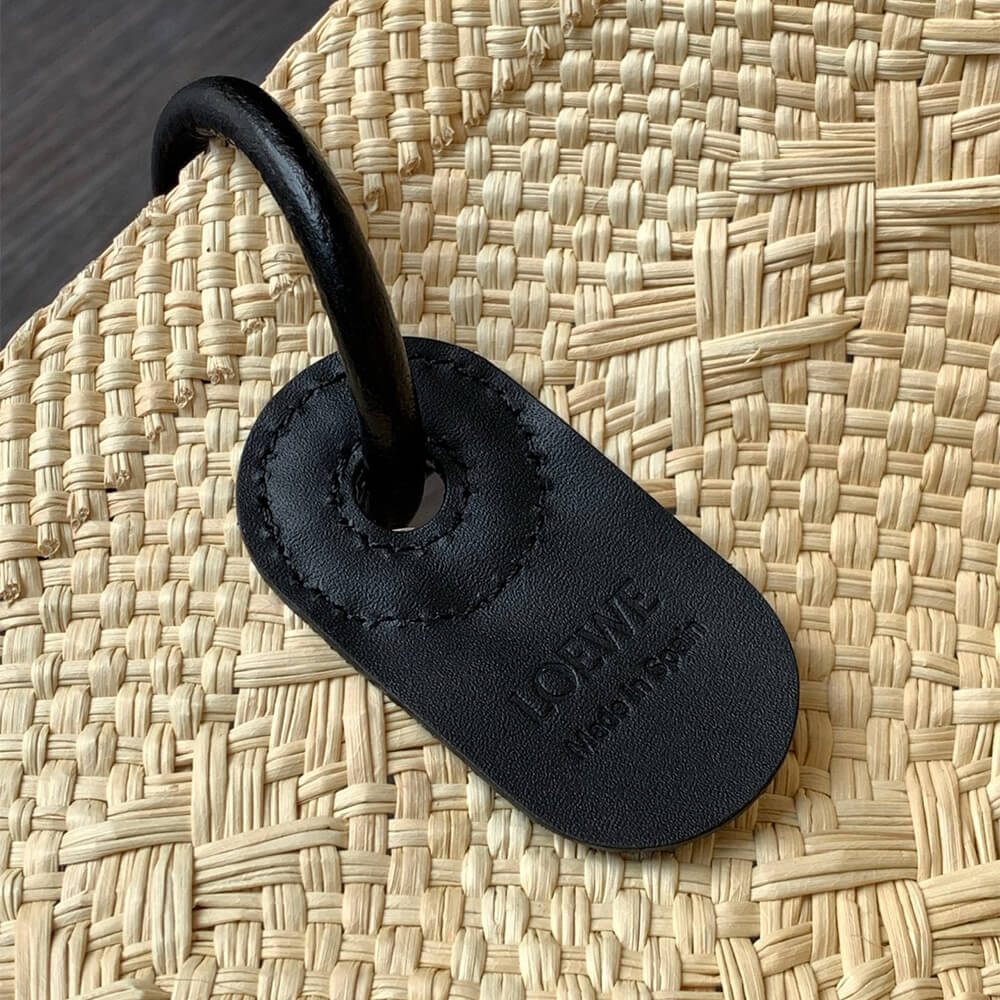 L0ew* Medium Anagram Basket in Palm and Calfskin(HIGH-END GRADE)